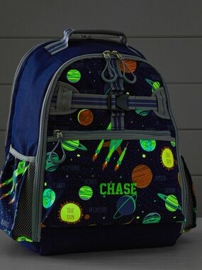 Mackenzie solar system glow-in-the-dark kid’s backpack small adaptiv
